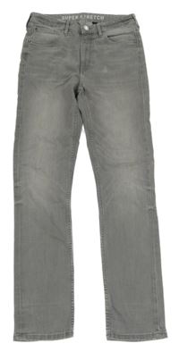 Šedé skinny fit rifle H&M