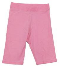 Neonově růžové legínové kraťasy Zara