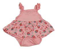 Broskvové body se sukní a jahůdkami So Cute