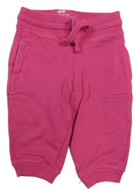 Růžové tepláky H&M