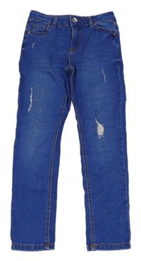 Modré skinny rifle s prošoupáním Denim Co. 