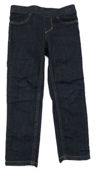 Tmavomodré PULL ON riflové džegíny H&M