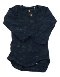 Tmavomodré melírované body s kapsou name it.