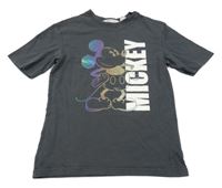 Tmavošedé tričko s Mickey H&M