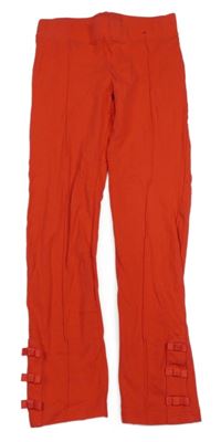 Červené legíny s mašlemi George