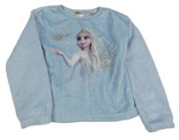 Světlemodrá plyšová pyžamová mikina s Elsou H&M