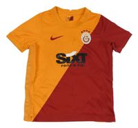 Tmavooranžovo/červený funkční fotbalový dres se znakem a číslem Nike