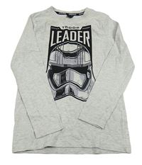 Šedé melírované triko se Stormtrooperem - Star Wars