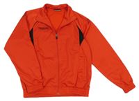 Červená sportovní propínací mikina Kappa