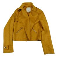 Medová semišová bunda River Island