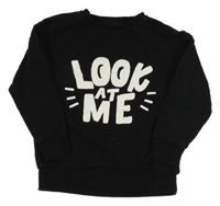 Černá mikina s nápisem Next