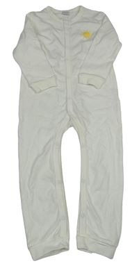 Smetanový overal se sluncem