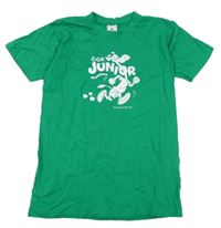 Zelené tričko s potiskem