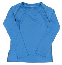 Modré sportovní funkční triko Crane