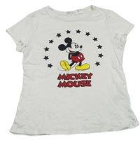 Bílé tričko s Mickeym H&M