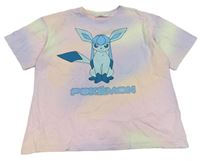 Barevné melírované oversize tričko s Pokémonem H&M