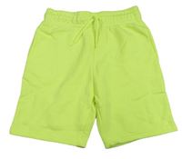 Neonově žluté teplákové kraťasy zn. Primark