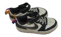 Bílo-černé tenisky s logem Nike vel. 28
