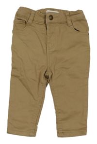 Hnědé plátěné skinny kalhoty Primark