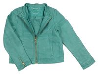 Zelený crop koženkový křivák pampolina