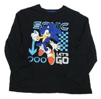Černé triko se Sonicem Primark
