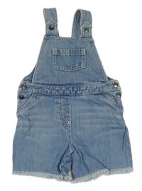 Světlemodré riflové laclové kraťasy Tu