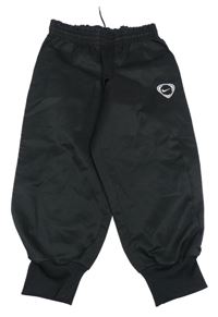 Černé sportovní crop kalhoty s logem Nike