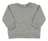 Šedá melírovaná mikina H&M