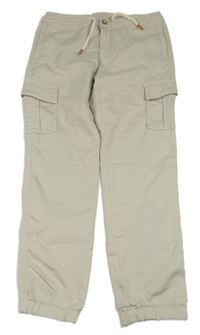 Béžové cuff cargo kalhoty US. POLO ASSN.