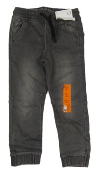 Nové - Šedé teplákové cuff rifle Denim Co.