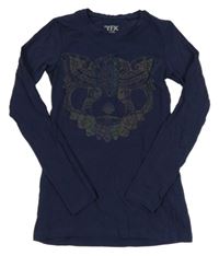 Tmavomodrá tunika se zvířátkem Y.F.K.