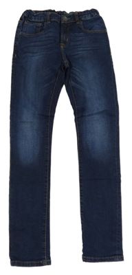 Tmavomodré skinny fit rifle Zara