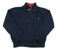 Tmavomodrá propínací mikina - Ferrari 