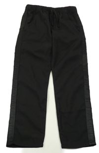 Černé lehké kalhoty H&M
