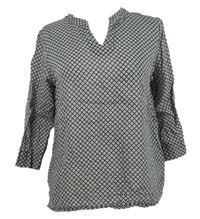 Dámská černo-šedá vzorovaná halenka Dockers 