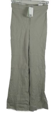 Nové - Dámské béžové zvonové kalhoty H&M