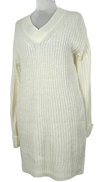 Dámská bílá svetrová tunika George 