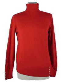 Dámský červený svetrový rolák John Lewis 