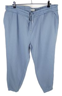 Dámské světlemodré cuff tepláky Primark 