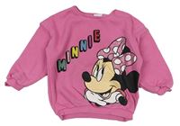 Růžová mikina s Minnie Disney