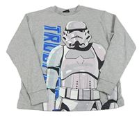 Světlešedé triko se Star Wars
