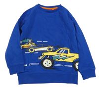 Safírová mikina s auty F&F