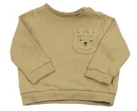 Béžová mikina s medvědem F&F