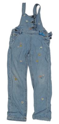 Modré květinové laclové rifle M&S