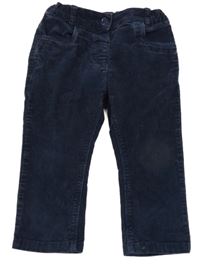 Tmavomodré teplákové rifle C&A