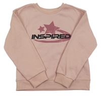 Růžová mikina s nápisem Primark