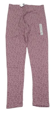 Nové - Růžové leopardí legíny Dunnes stores
