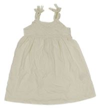 Smetanové šaty s krajkou H&M