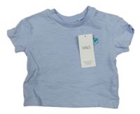 Nové - Světlemodré tričko se zeměkoulí M&S