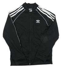 Černá sportovní propínací mikina Adidas